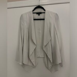 White Blazer. Size small very light white thin material